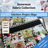 Cross Stitch Project Bag - Snowman Collection